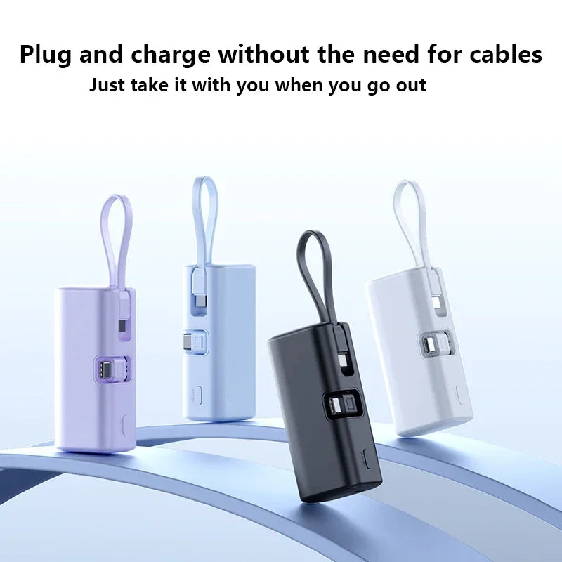 Tidesmit 50000mAh Portable Charger with Integrated Cables & USB-C Tidesmit
