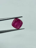Natural Rare Premium Quality Spinel Gemstone Cushion Cut Pinkish Red 7mm 2.10cts 100% Natural & Genuine Stone