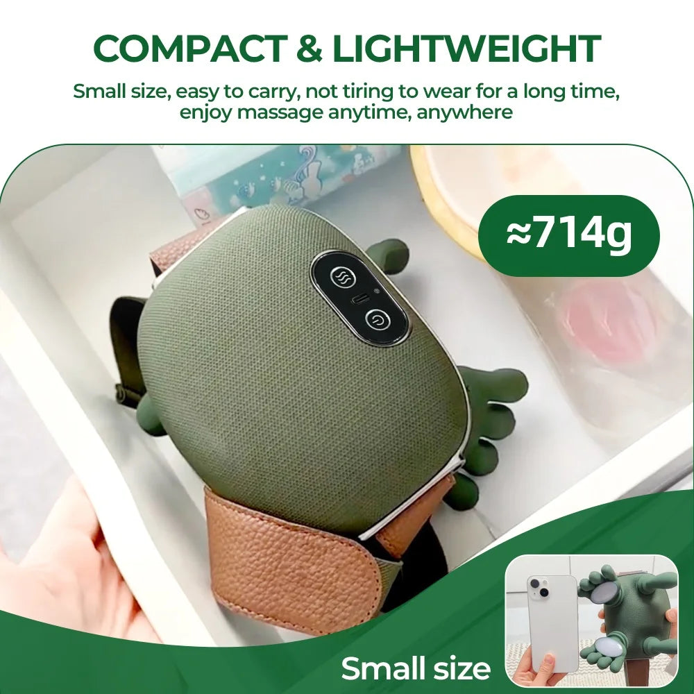Wireless Neck and Shoulder Massager: Deep Tissue Rechargeable Relief - Green Body Shaping Massage Equipment Tidesmit