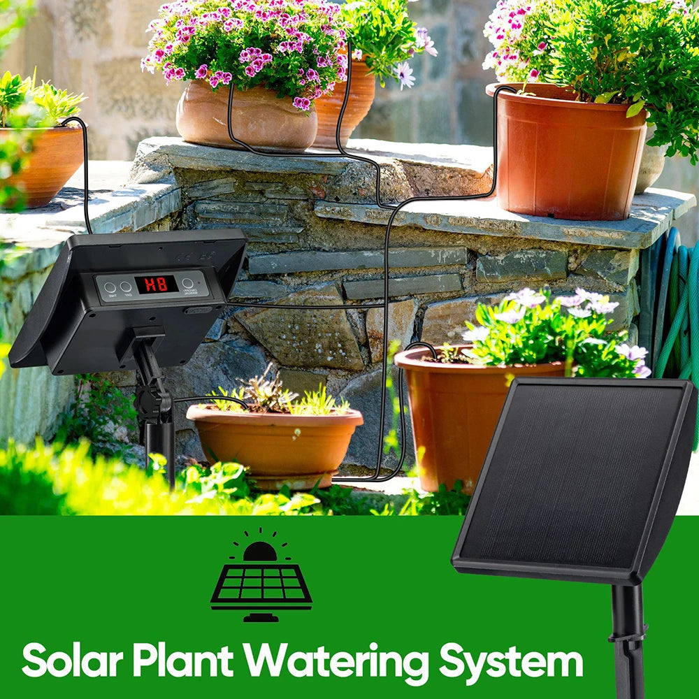 Solar Irrigation System Intelligent Water Pump Intelligent Automatic Drip Irrigation Garden House Potted Plants Balcony Planting