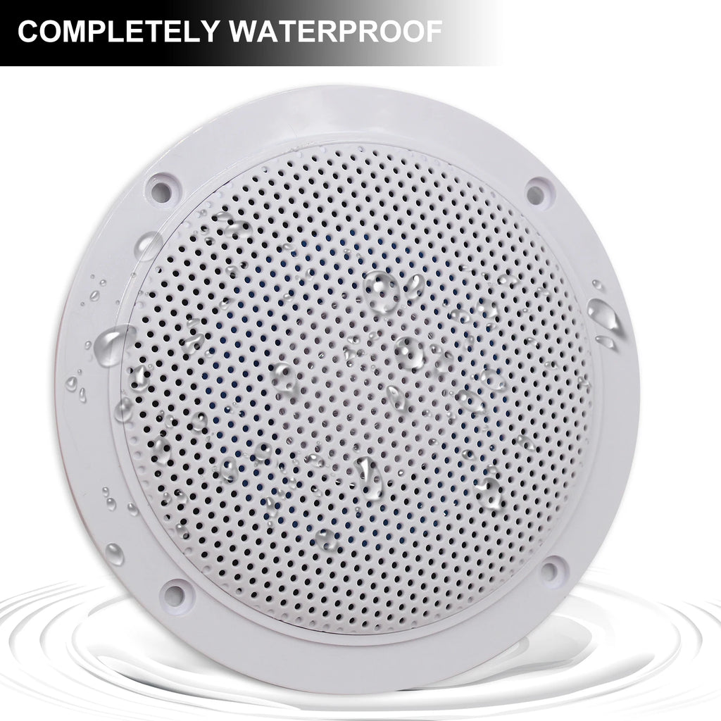 Herdio 4 Inch Ceiling Speaker 160W Waterproof Surround Sound for Kitchen Bathroom Yacht Outdoor Theater Home In-Wall 2-Pack