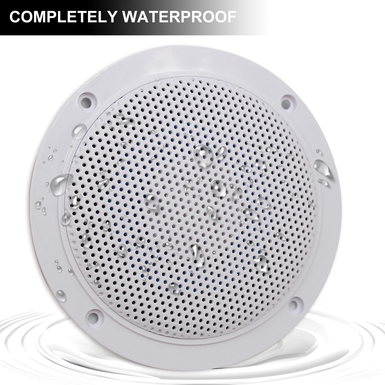 Herdio 4 Inch Ceiling Speaker 160W Waterproof Surround Sound for Kitchen Bathroom Yacht Outdoor Theater Home In-Wall 2-Pack