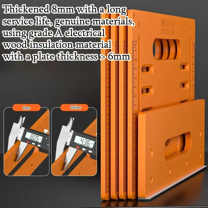 Woodworking Cutting Machine Base Adjustable Durable Precision Durable Can Be Chamfered At 45° Angle Electric Saw Base Plate Tool