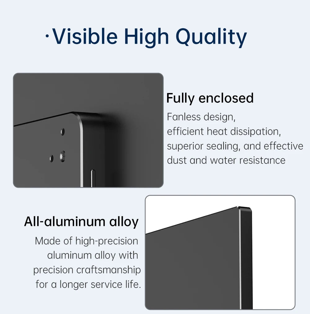 13.3'' FHD OLED Medical Portable Monitor Touchscreen VESA Mount AMOLED Extended Display for Clinic Hospital Diagnostic Devices