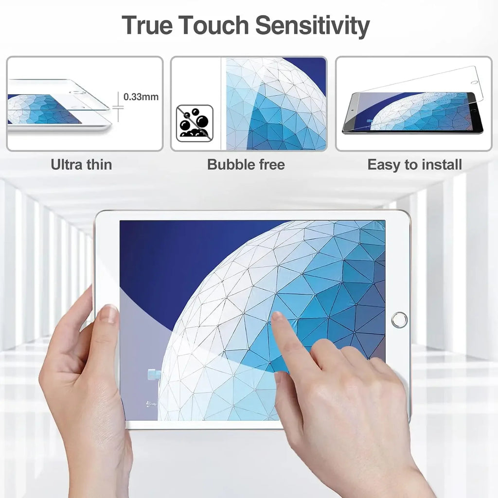 iPad Air 3 Screen Protector - 9H Tempered Glass 2-Pack by Tidesmit Tidesmit