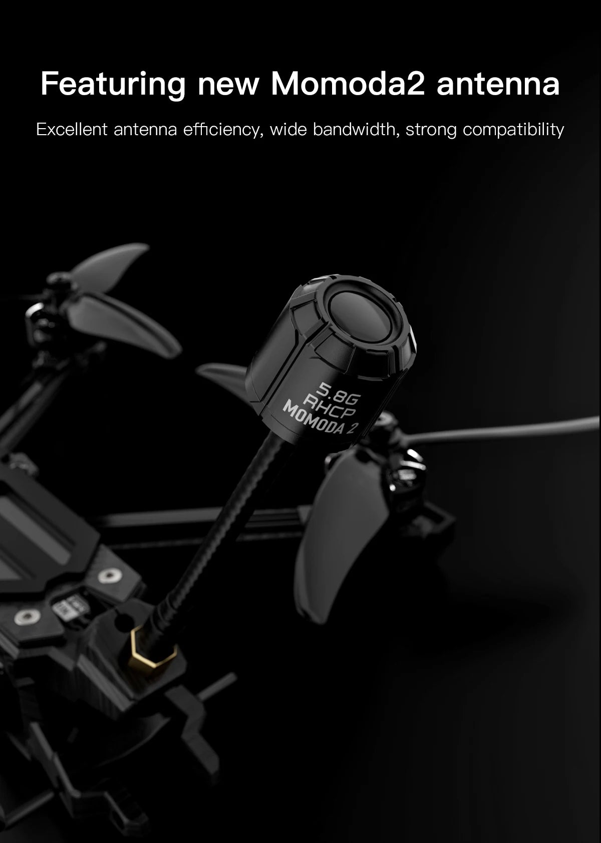 FPV Freestyle Drone 5 Inch Analog X-Frame ELRS System by Tidesmit Tidesmit
