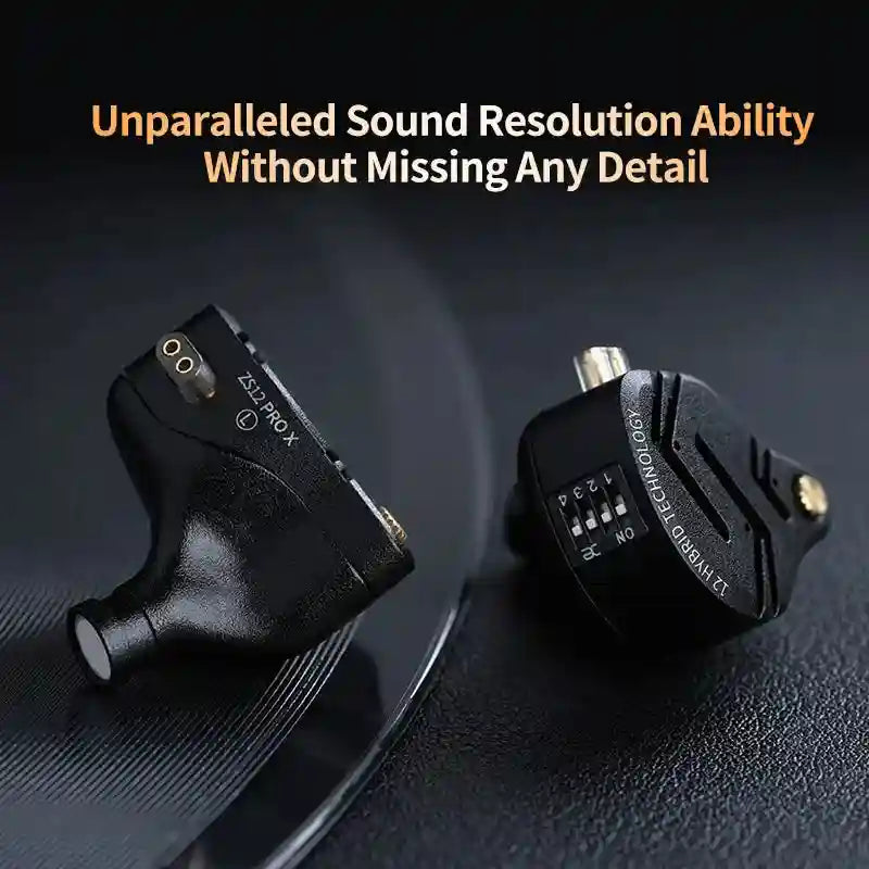 In-Ear Monitor Headphones 1DD+5BA Hybrid HiFi Bass | Tidesmit Tidesmit