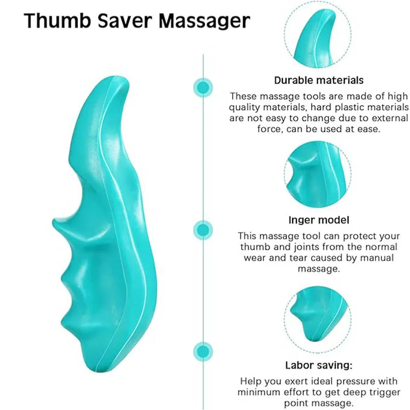 Deep Tissue Massage Tool Set - Trigger Point Relief - Violet Back Massage Instrument Tidesmit