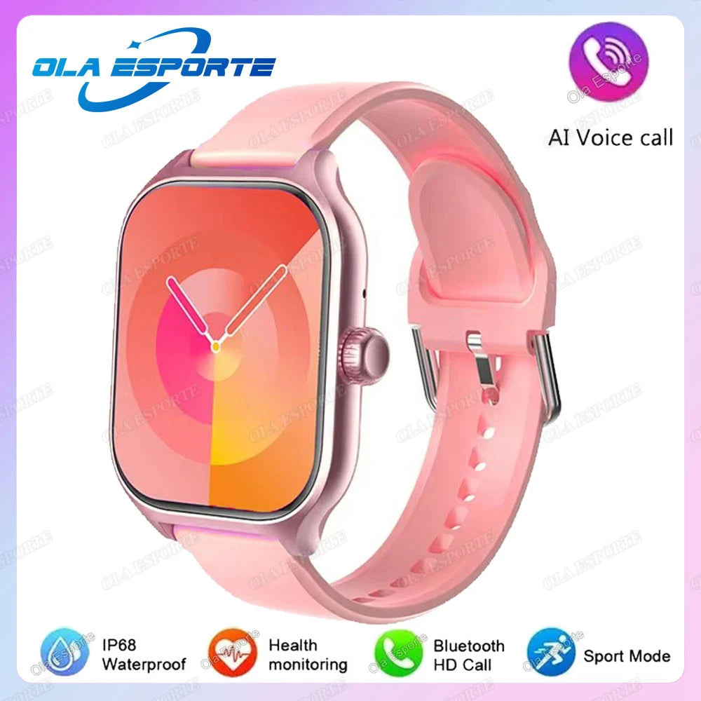 Smart Watch For Android IOS Watches 2.01inch HD Display BT Call Message Alert Music Sports Mode Smartwatch Men Women Gift HW12