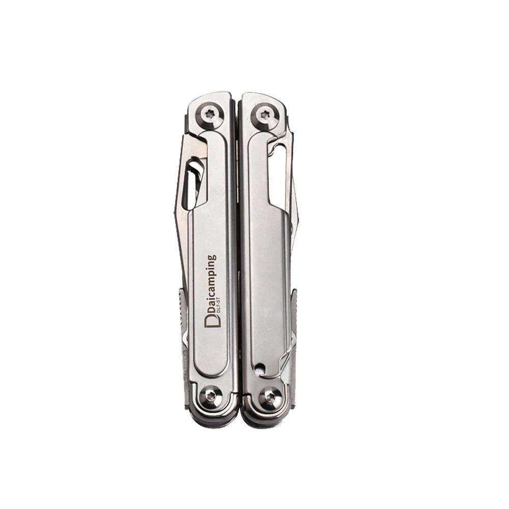 Daicamping DL7 Titanium G10 Stainless Handle Outdoor Camping Folding EDC Multi Tools Pliers Hand Tools Set Multi-tools Kit