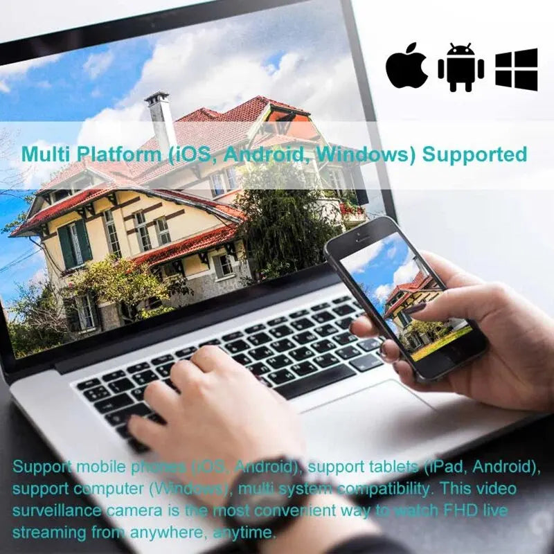 8MP 4K IP Camera 5MP Speed Dome Auto Tracking PTZ Camera Smart Home Outdoor Wireless WIFI Camera Surveillance Monitor