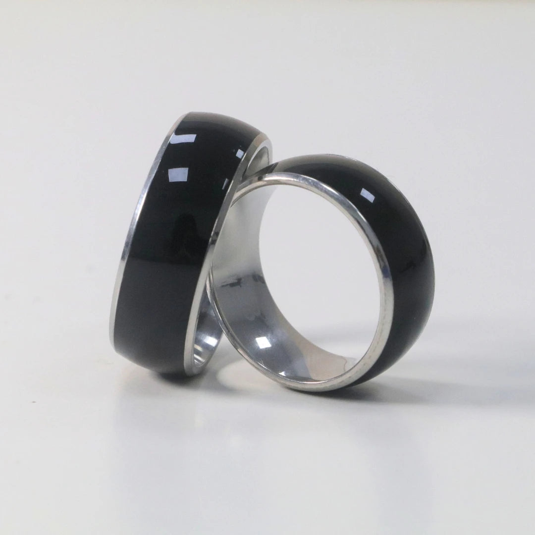 1PCS NFC Smart Ring NFC 213/216 Chip New Design All-round Readable and Rewritable 13.56Mhz Tag for All NFC-enabled Devices Tidesmit