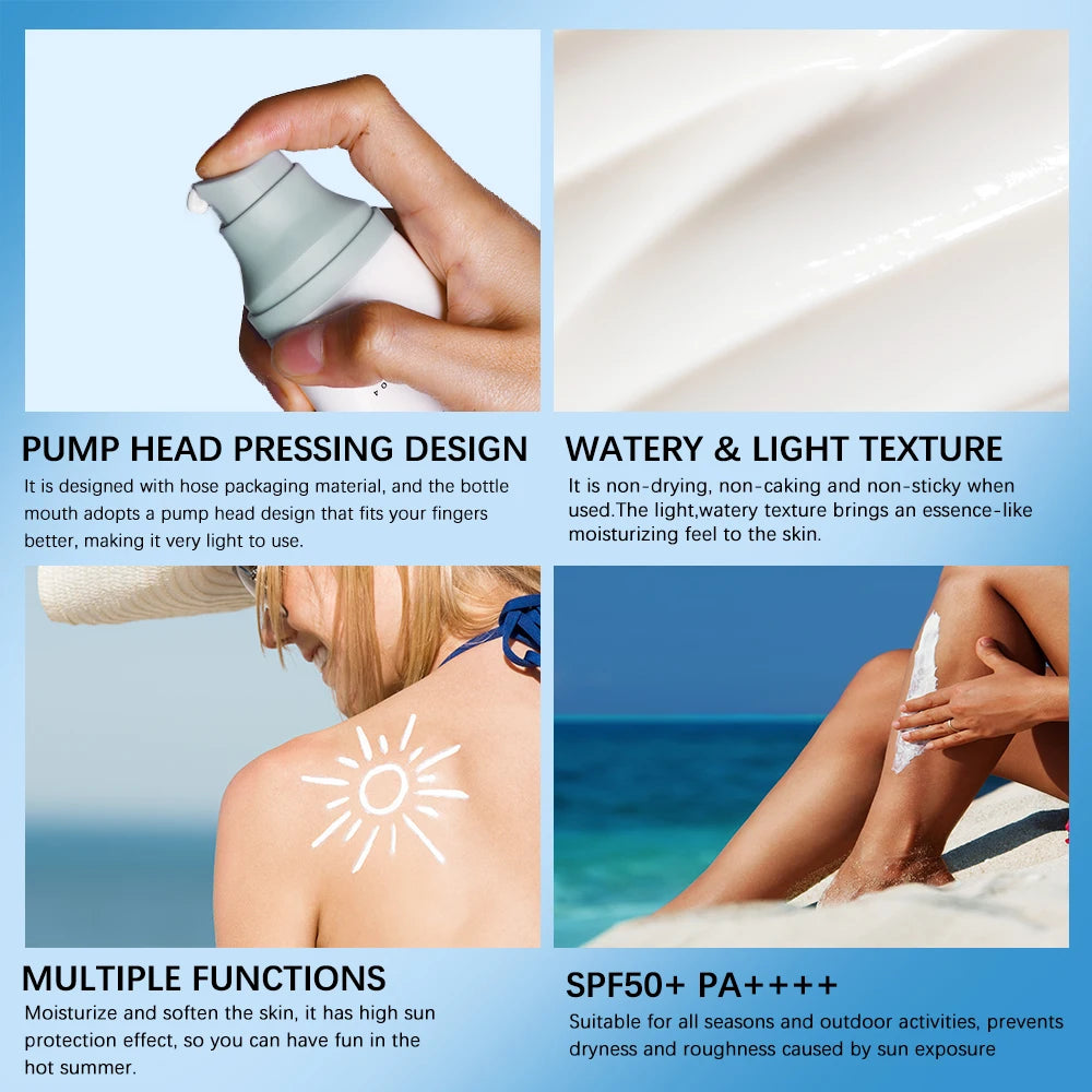Tidesmit SPF 50+ moisturizing sun block and makeup primer texture close-up for hydration and UV protection