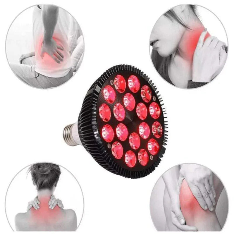 Powerful Red Light Therapy Bulb Anti Aging E27 660nm 850nm Near Infrared IR Lamp Therapy for Skin Pain Relief plant Grow Light P