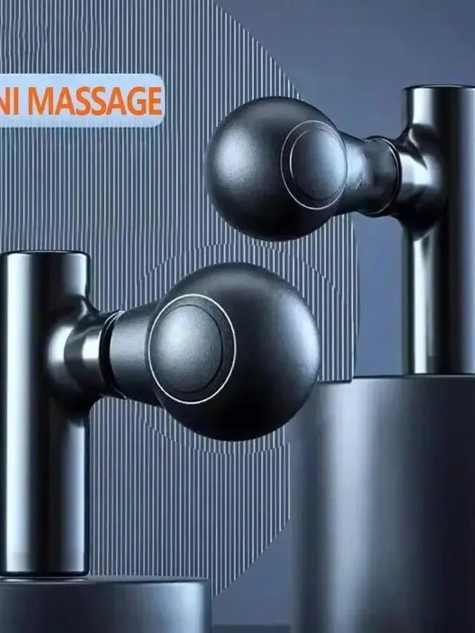 Deep Tissue Massage Gun - Compact Percussive Therapy Tool (Black) Fascia Gun Tidesmit