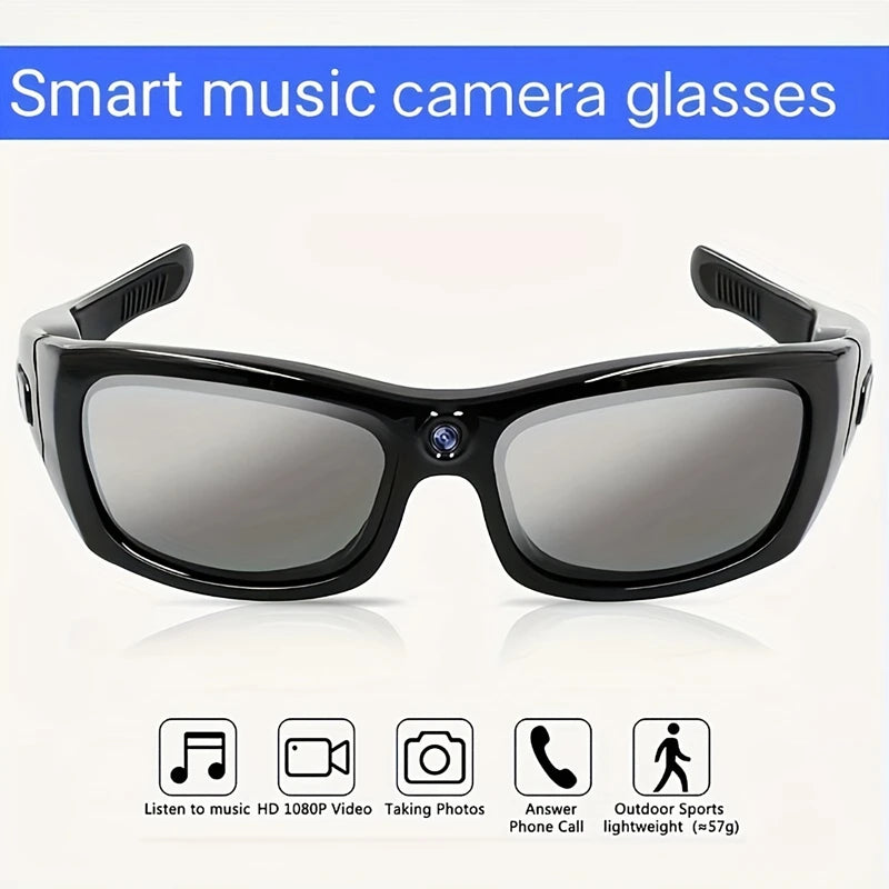 AI Smart Glasses with Camera and Audio - 64GB Mixed Reality Headset Tidesmit