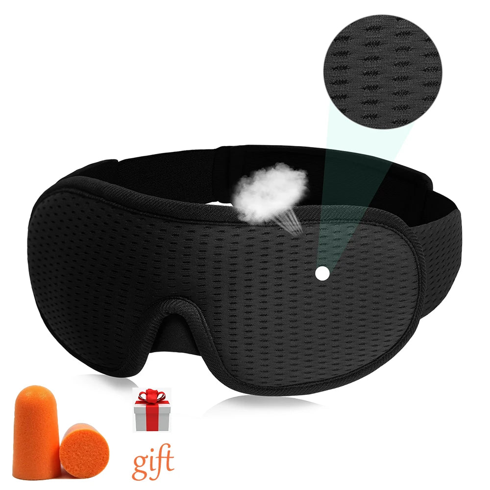 3D Sleeping Mask Block Out Light Sleep Mask for Eyes Sleepmaker EyeShade Blindfold Sleeping Face Mask Eye Patch Breathable