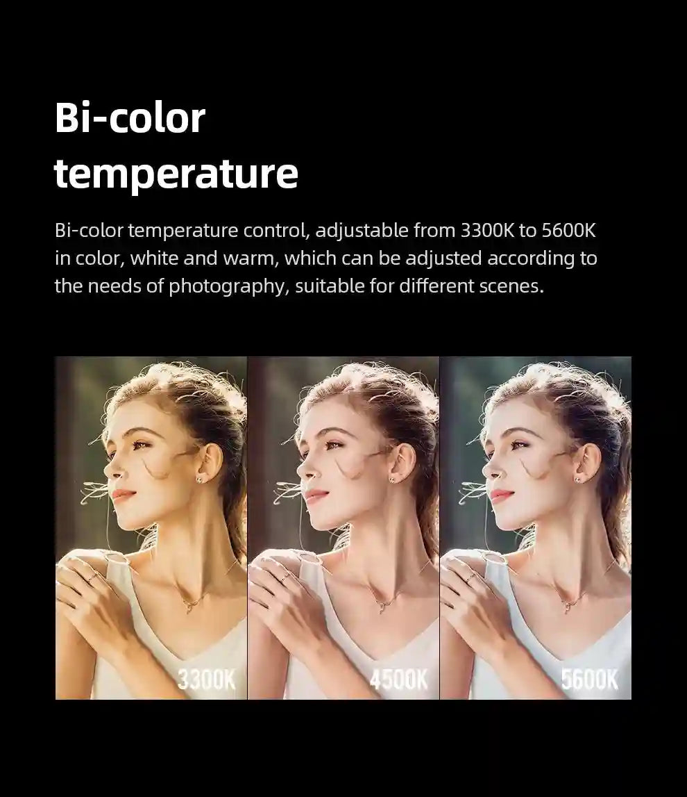 Godox LEDP260C LED Video Light Panel | Adjustable Color Temperature 3300-5600K Tidesmit