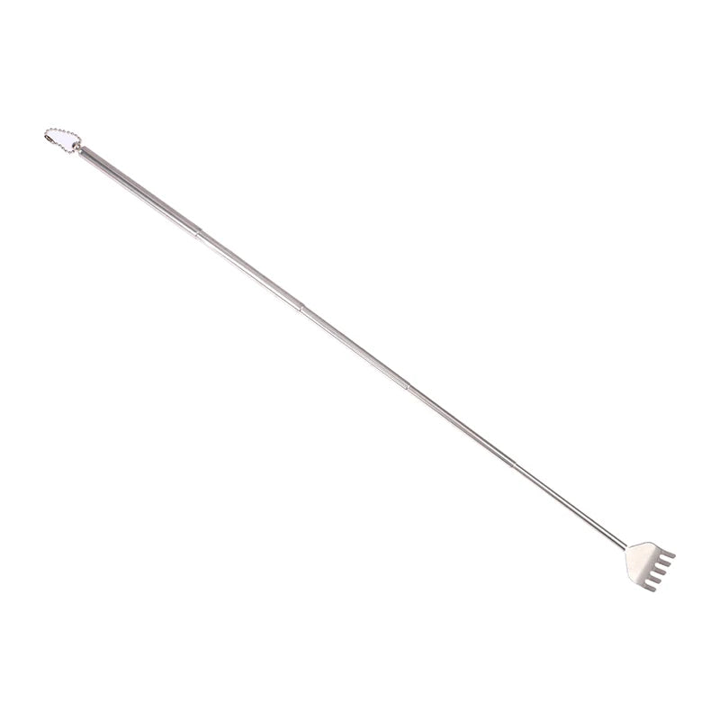 Telescopic Back Scratcher: Adjustable Stainless Steel Massage Tool Back Massage Instrument Tidesmit