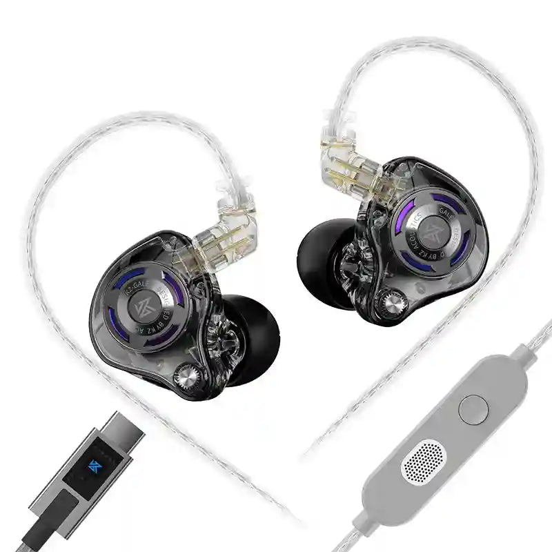 Gaming Earbuds With Mic: Bass Enhanced Wired In-Ear Headset by Tidesmit Gale Black EQTYPE-C China Mainland Tidesmit
