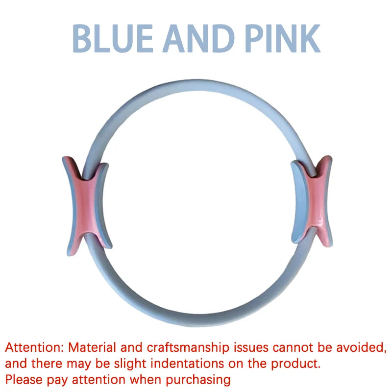 Pilates Ring for Thigh and Ab Toning - Durable Resistance Tool SS-Blue(pink) Tidesmit