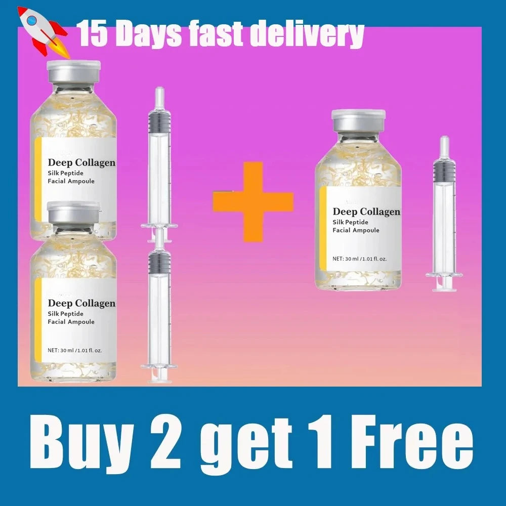 Silk Peptide Anti-Aging Serum: Professional Firming Skin Treatment Scrubs Treatments BUY 2 GET 1 FREE Tidesmit