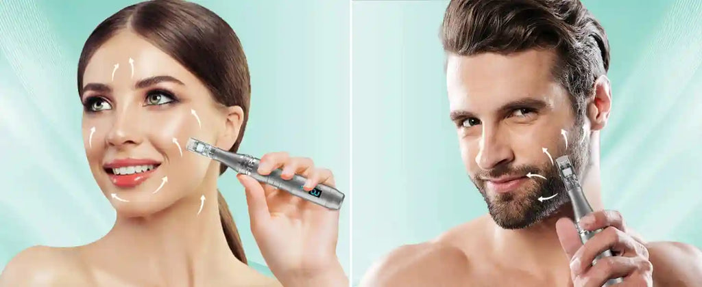Microneedling Pen Kit for Lip Care with 22 Replaceable Cartridges Lip Care Tidesmit