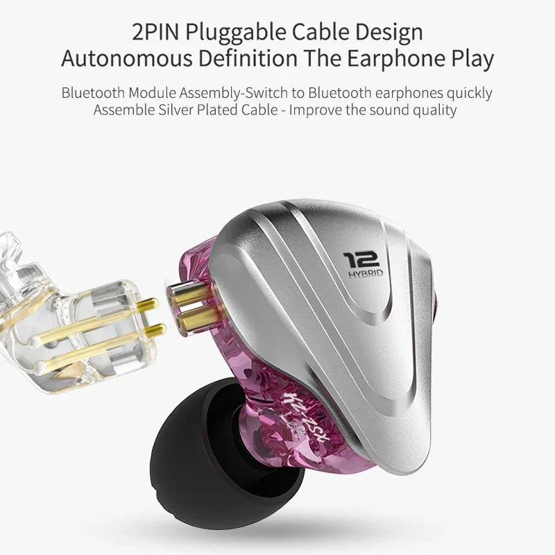KZ ZSX 12-Driver Hybrid In-Ear Monitors by Tidesmit Tidesmit