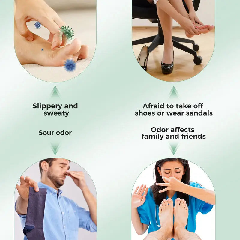 Tidesmit organic foot deodorant powder, natural sweat-absorbing formula for cool, dry, and odor-free feet, 3 pack.
