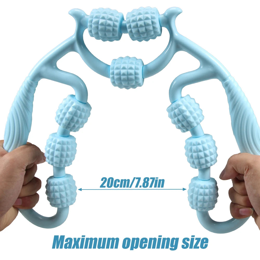 Muscle Massage Roller for Neck and Leg – Deep Tissue Recovery Tool Relaxation Treatment Tidesmit