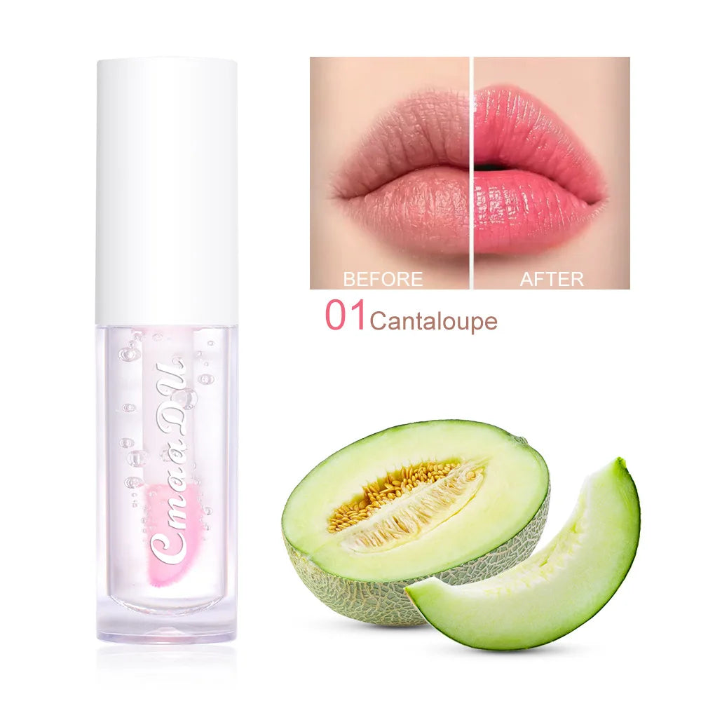 Moisturizing Fruit Lip Oil - Color Changing Hydrating Gloss Lip Care 01 Tidesmit