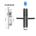Slim 2.8CM Waterproof Sliding Door Smart Lock Fingerprint Password IC Card Key Compatibility TTlock App & Alexa Biometric Header