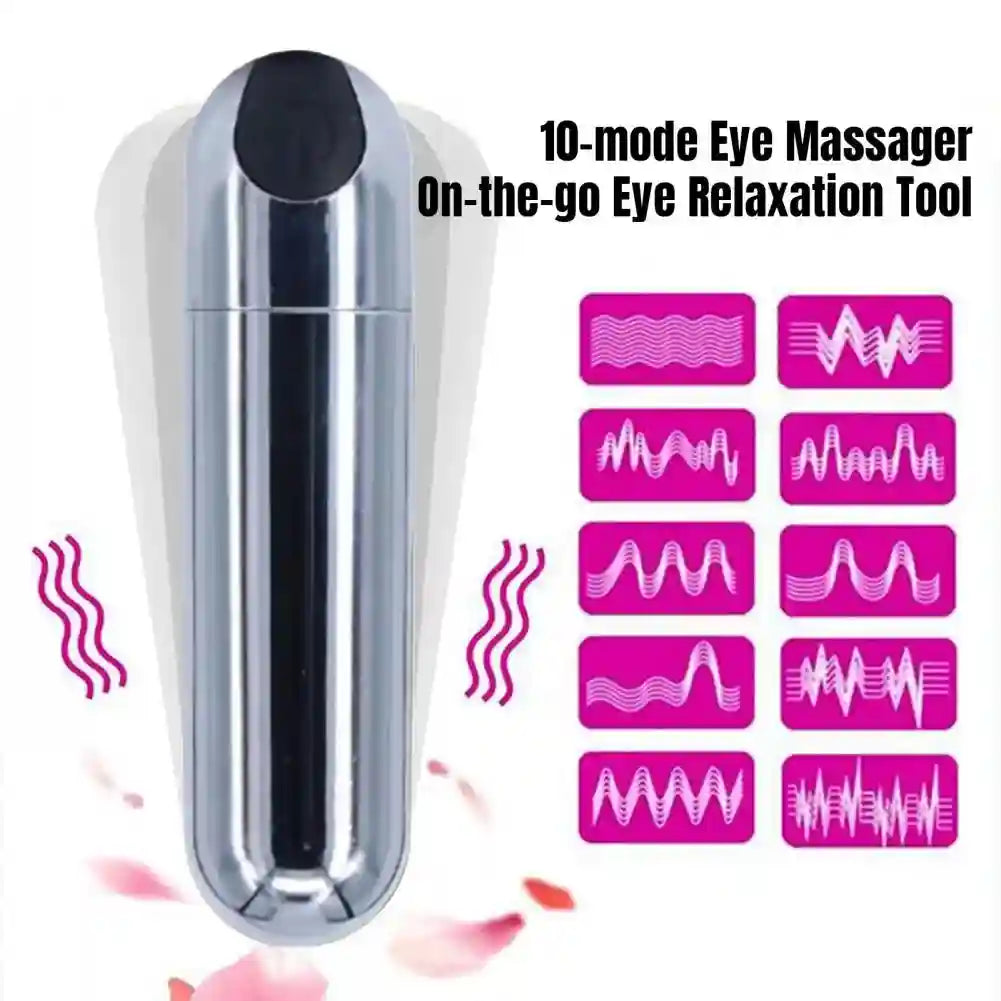 Electric Eye Massager Pen - Anti-Wrinkle Heat Therapy Tool Eye Massage Instrument Tidesmit