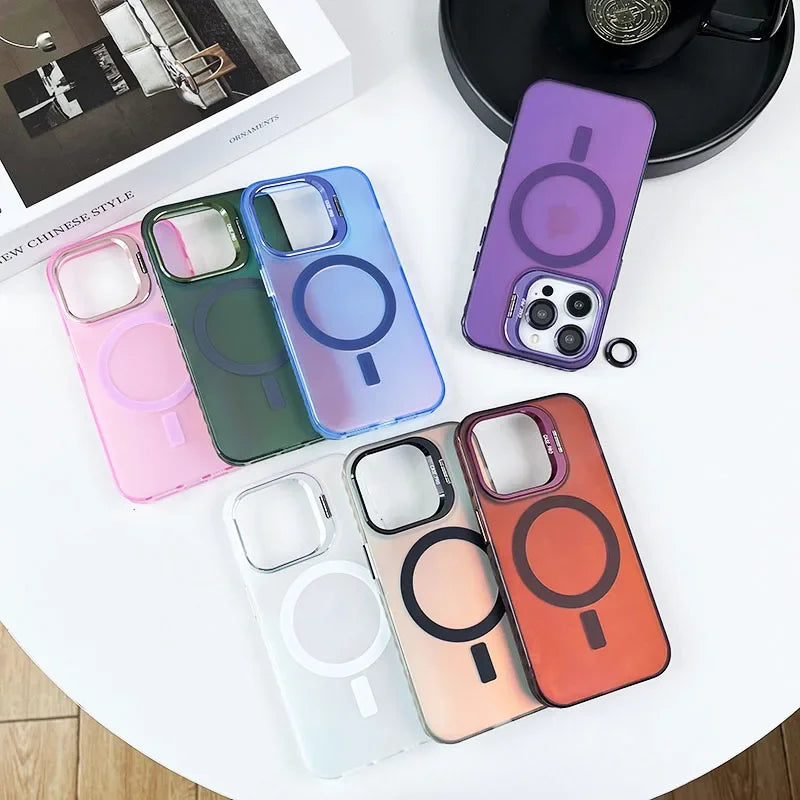 Magnetic Color Changing iPhone Case with Integrated Lens Protection Tidesmit