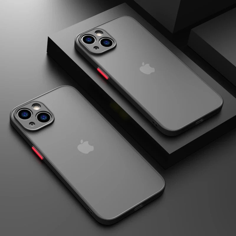 Matte Clear iPhone Case - Shock-Absorbing Slim Fit Cover for iPhone Tidesmit