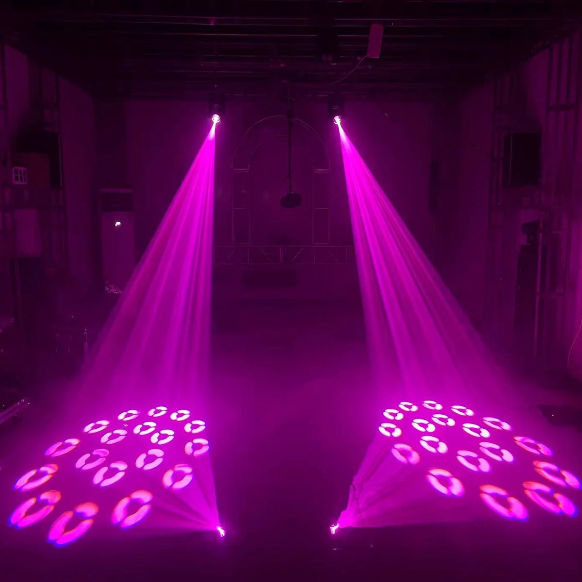 2PCS Mini LED Moving Head Light 150W Beam+Spot+18 Rotating Prisms Dj Dmx Stage Effect Light Disco Bar
