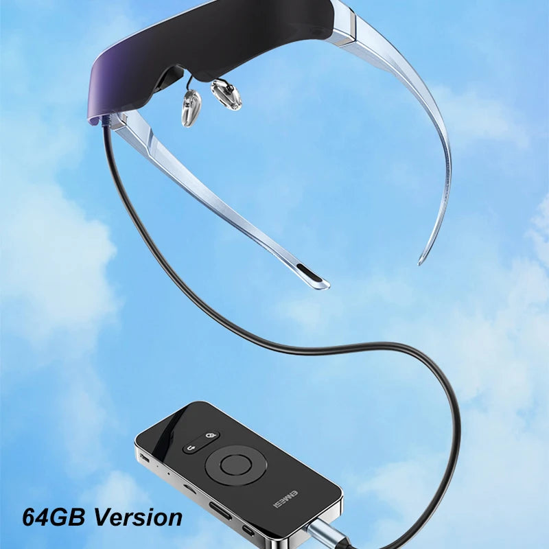 4K VR Smart Glasses with Myopic Adjustment - All-in-One 3D Headset 64GB Version Tidesmit