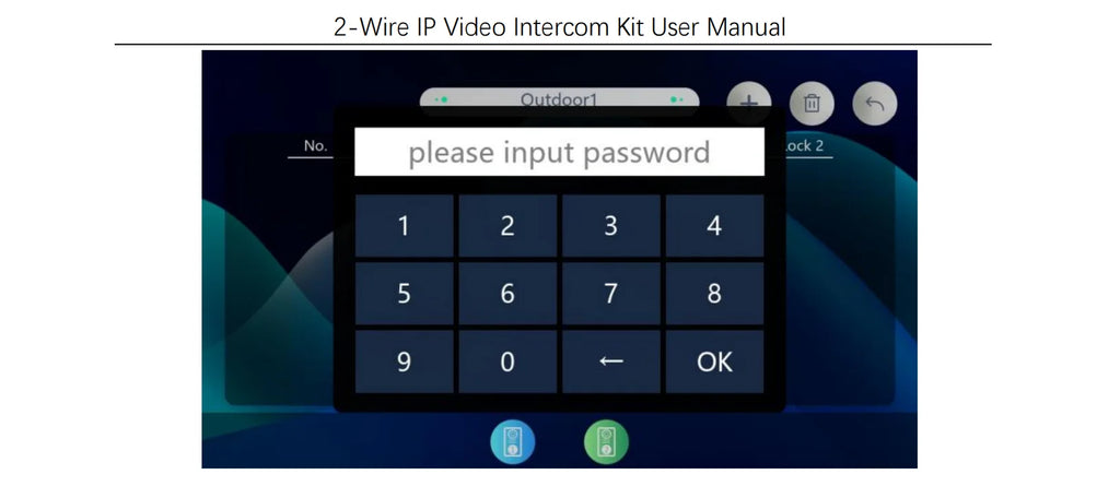 New Tuya Smart 2-wired Doorbell Wifi Video Intercom System with APP Remote IC Card Unlock 1080P 7inch Touch Screen