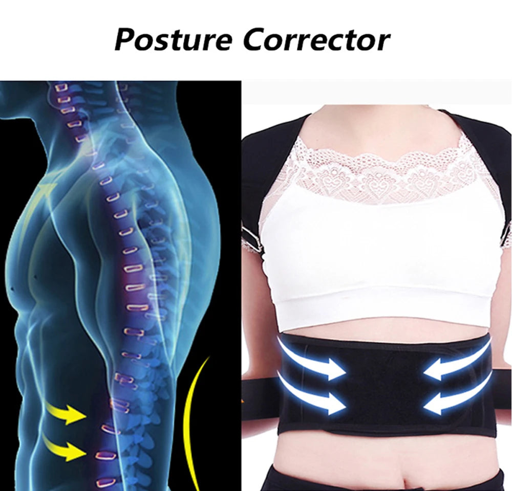 Back Posture Corrector Brace for Spine Support and Pain Relief Back Massage Instrument Tidesmit