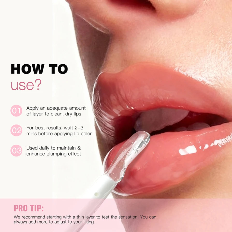 Lip Plumper Gloss - Hydrating Voluminous Finish by Tidesmit Lip Care Tidesmit