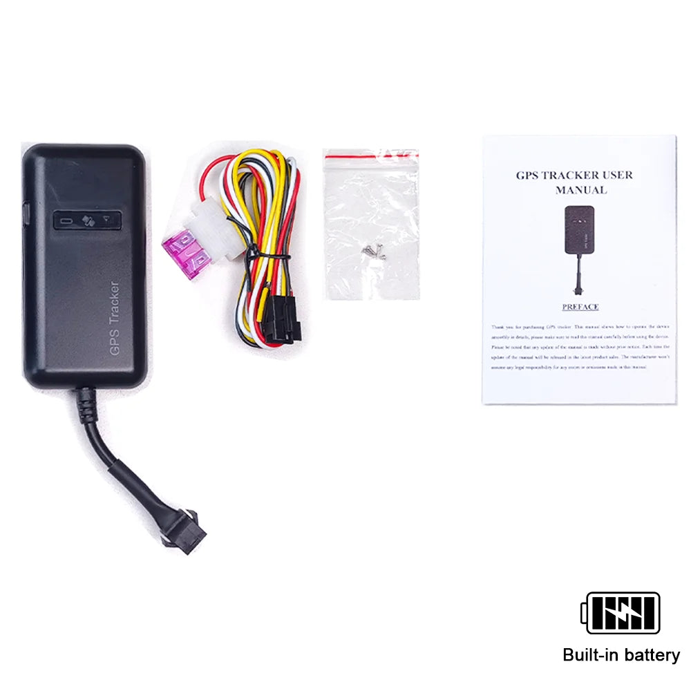 DAGPS Tracker for Vehicle TK110/GT02D 4pin Motocycle Car GPS Tracker Oil-Cut Stop Engine ACC Alarm with Sleep Save Battery GPRS.