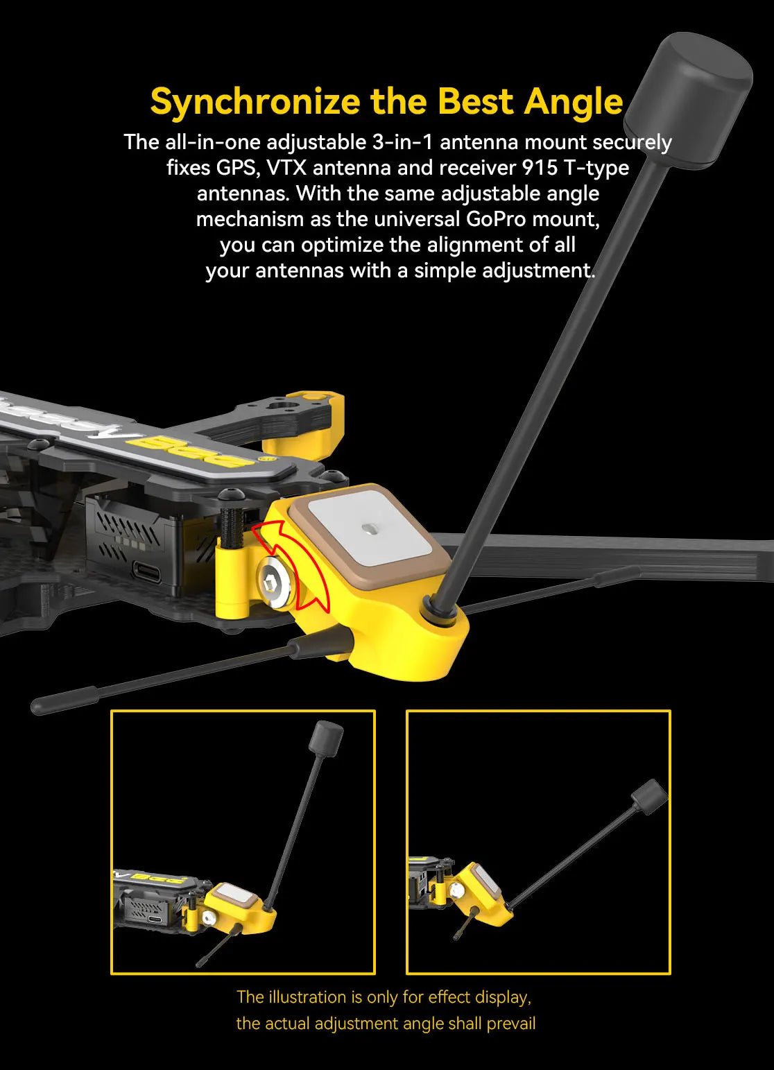 SpeedyBee Mario Fold 8 Long Range GPS Camera Drone - Foldable Power Kit Tidesmit