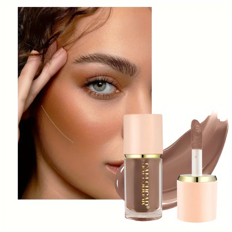 Tidesmit 2026 2-color liquid contour face makeup shade swatch for waterproof matte V-face sculpting
