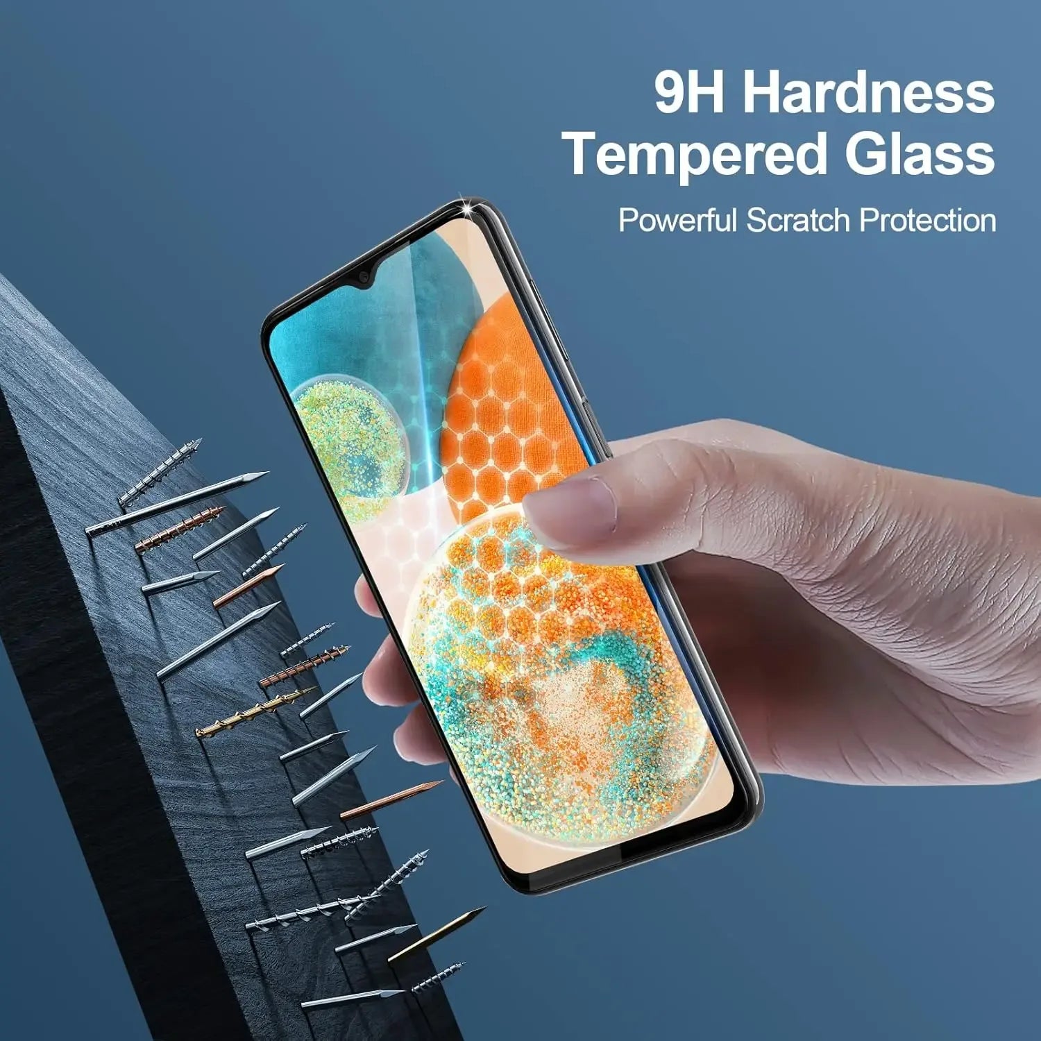 Samsung Galaxy A23 Tempered Glass Screen Protector - Case-Friendly HD Clear Tidesmit
