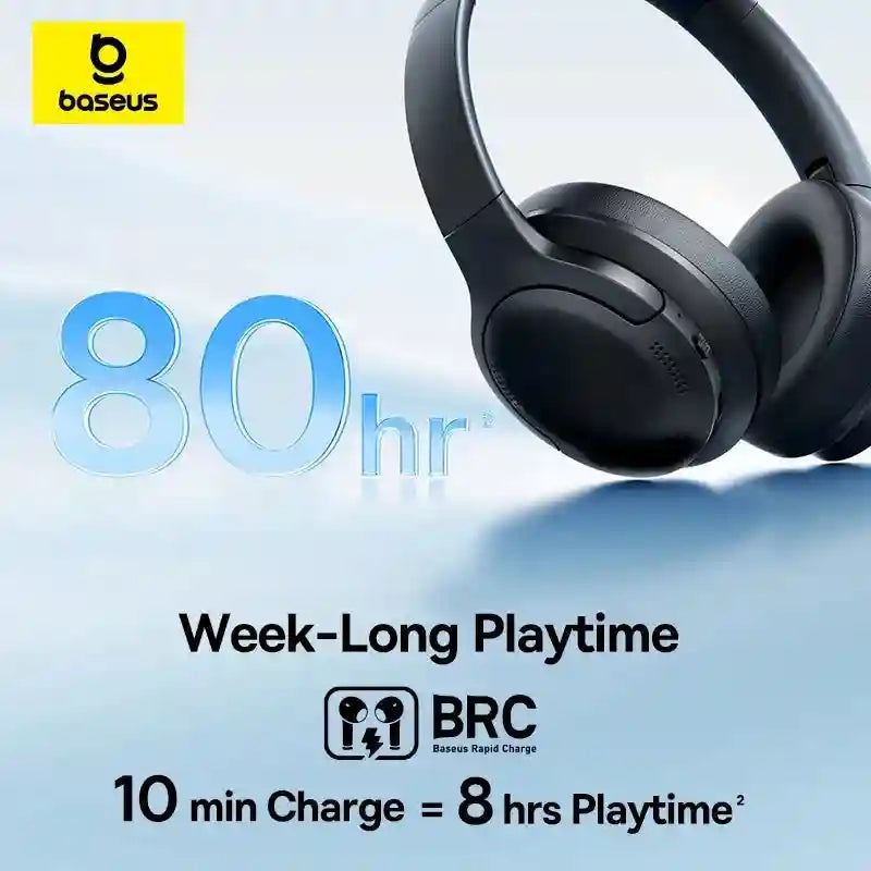 Wireless Headphones with 80H Playtime and Deep Bass - Tidesmit Tidesmit