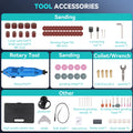 Podofo 80PCS Engraver Electric Drill Dremel Mini Drill DIY Drill Grinder 135W Power Tool 32000RPM Electric Mini Drill Grinder Engraver Polisher with Rotary Tools Set Kit For Dremel