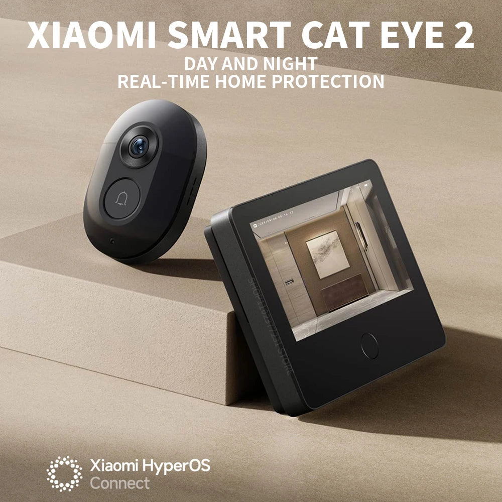 Xiaomi Smart Cat Eye 2 HDR 5-Inch 720P Screen 3MP HD Camera 180° Wide Angle Lens 940nm Infrared Night Vision Intercom Doorbell
