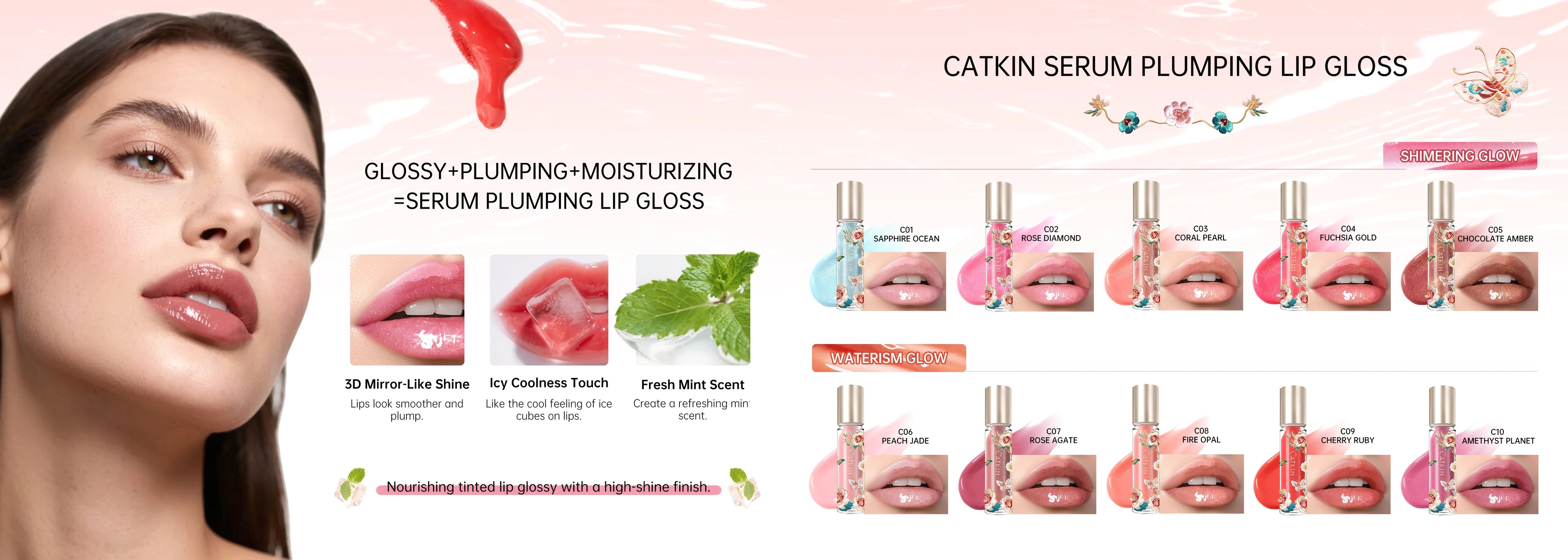Color Changing Lip Balm: Hydrating Tinted Gloss by Tidesmit Lip Care Tidesmit