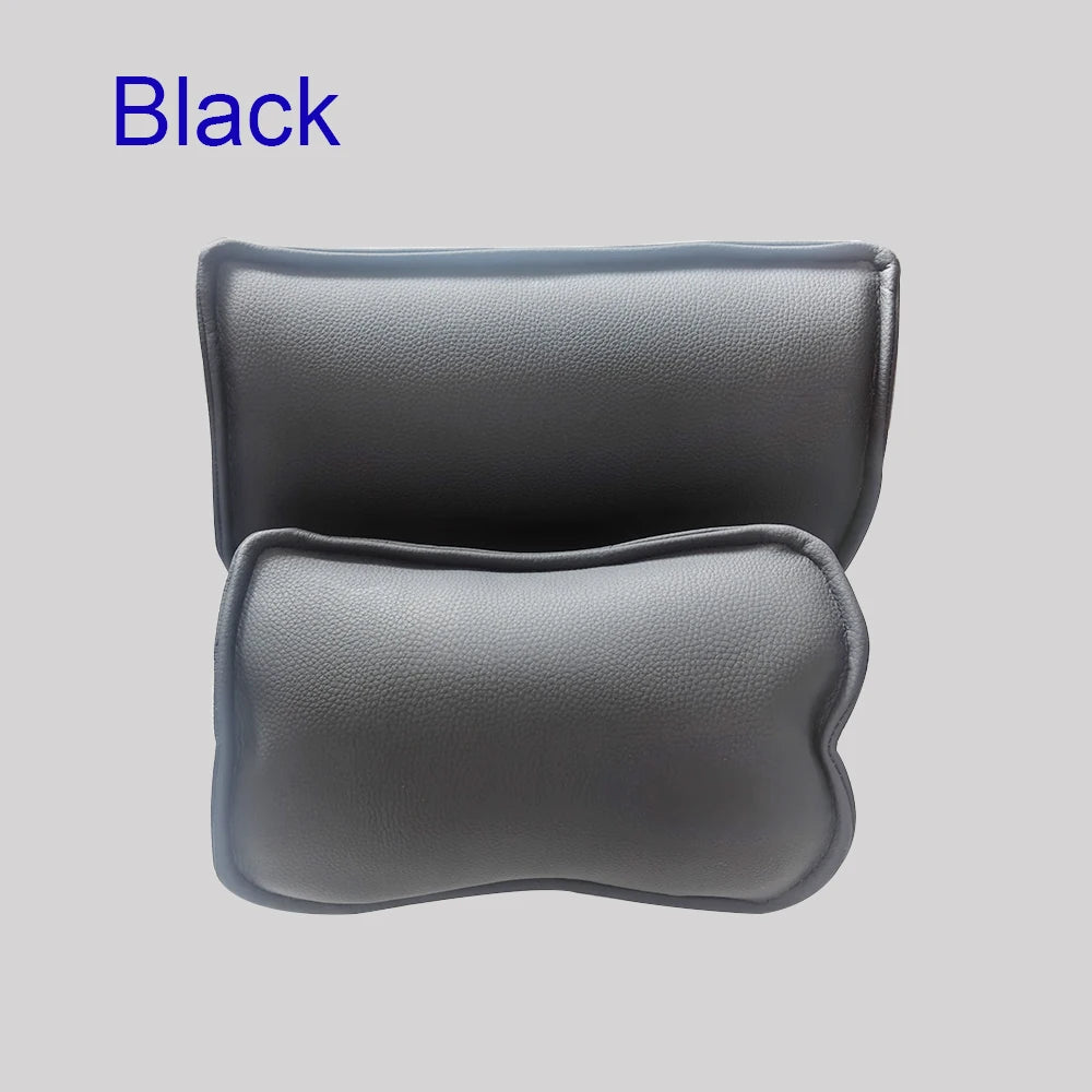 Dental Chair Memory Foam Neck and Waist Support Pillow Set Massage Chairs Black Tidesmit