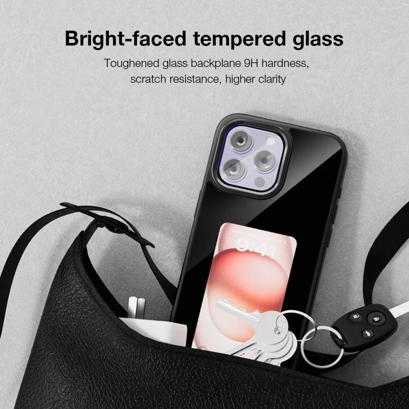 E Ink Phone Case for iPhone 16 Pro Max with NFC Display and Drop Protection Tidesmit